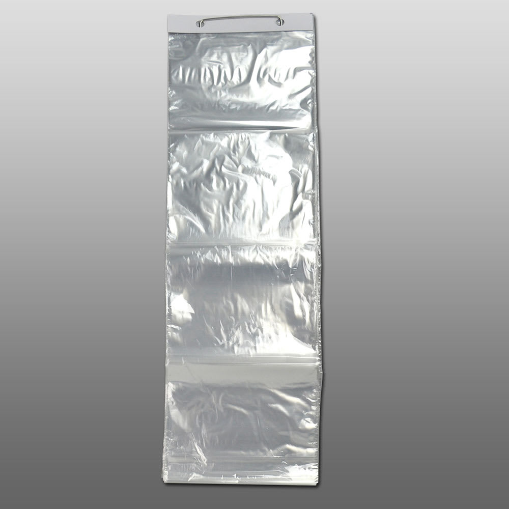 LK Packaging Bottom Gusset Food Storage Bag w/ Wicket Dispenser - 13" x 9", Poly (P8F0913+4BGW)