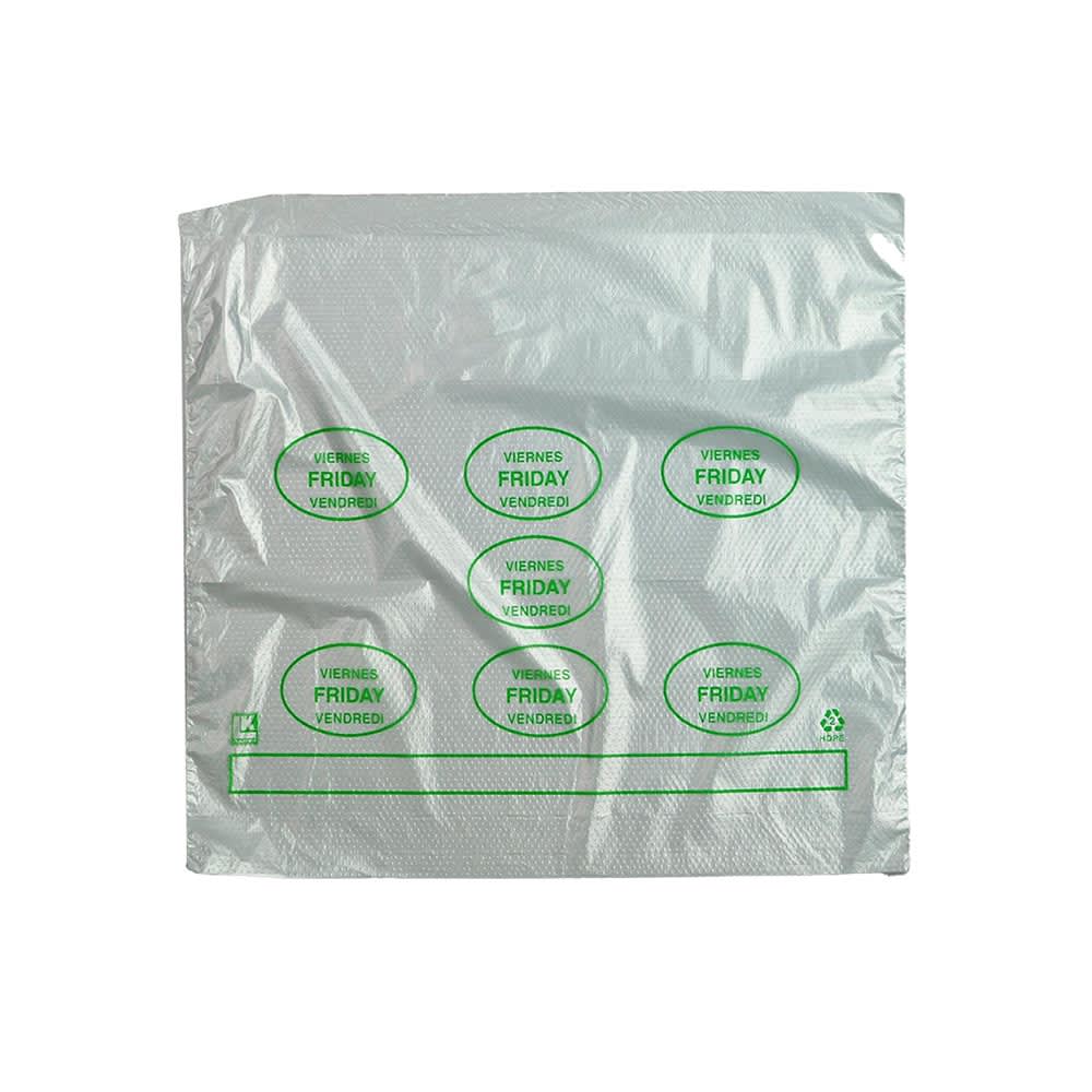 LK Packaging Printed Portion Control Food Storage Bags - 8 1/2" x 10", Poly (PCFRI1085)