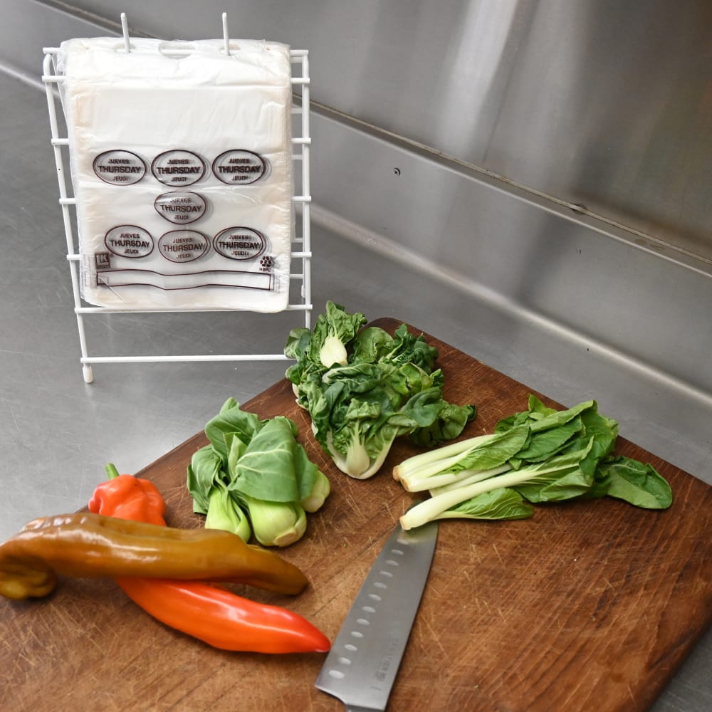 LK Packaging Printed Portion Control Food Storage Bags - 7" x 6 1/2", Poly (PCTHU6507)