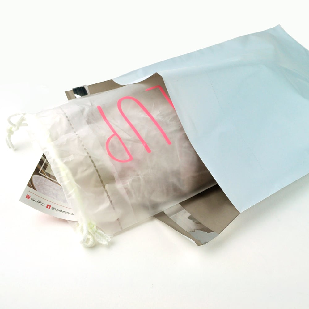 LK Packaging Poly Mailer - 12" x 15", White Opaque (PM1215VP)