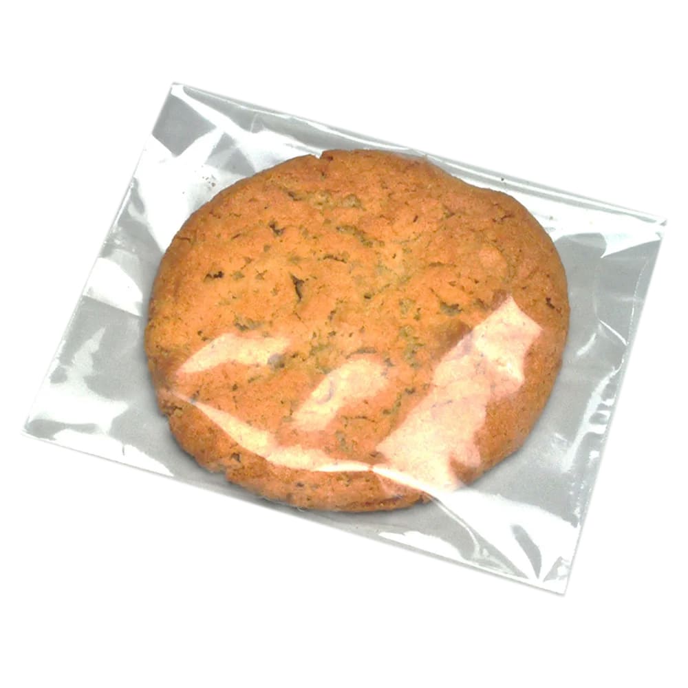 LK Packaging Lip & Tape Resealable Food Storage Bag - 6" x 6", Poly (PSB661)