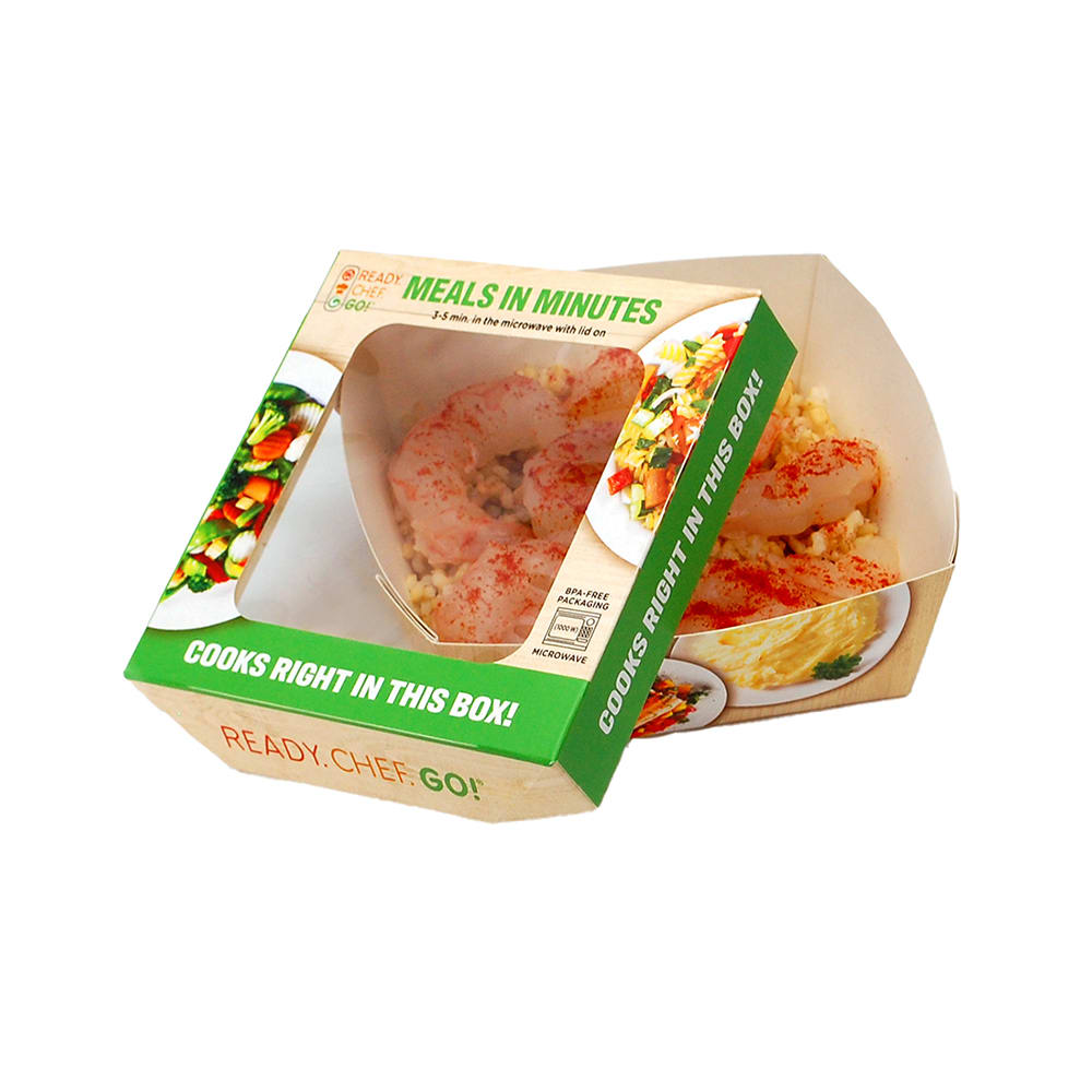 LK Packaging Ready. Chef. Go!® Small Microwavable Container, 5"L x 5"W (RCG-MWSM)