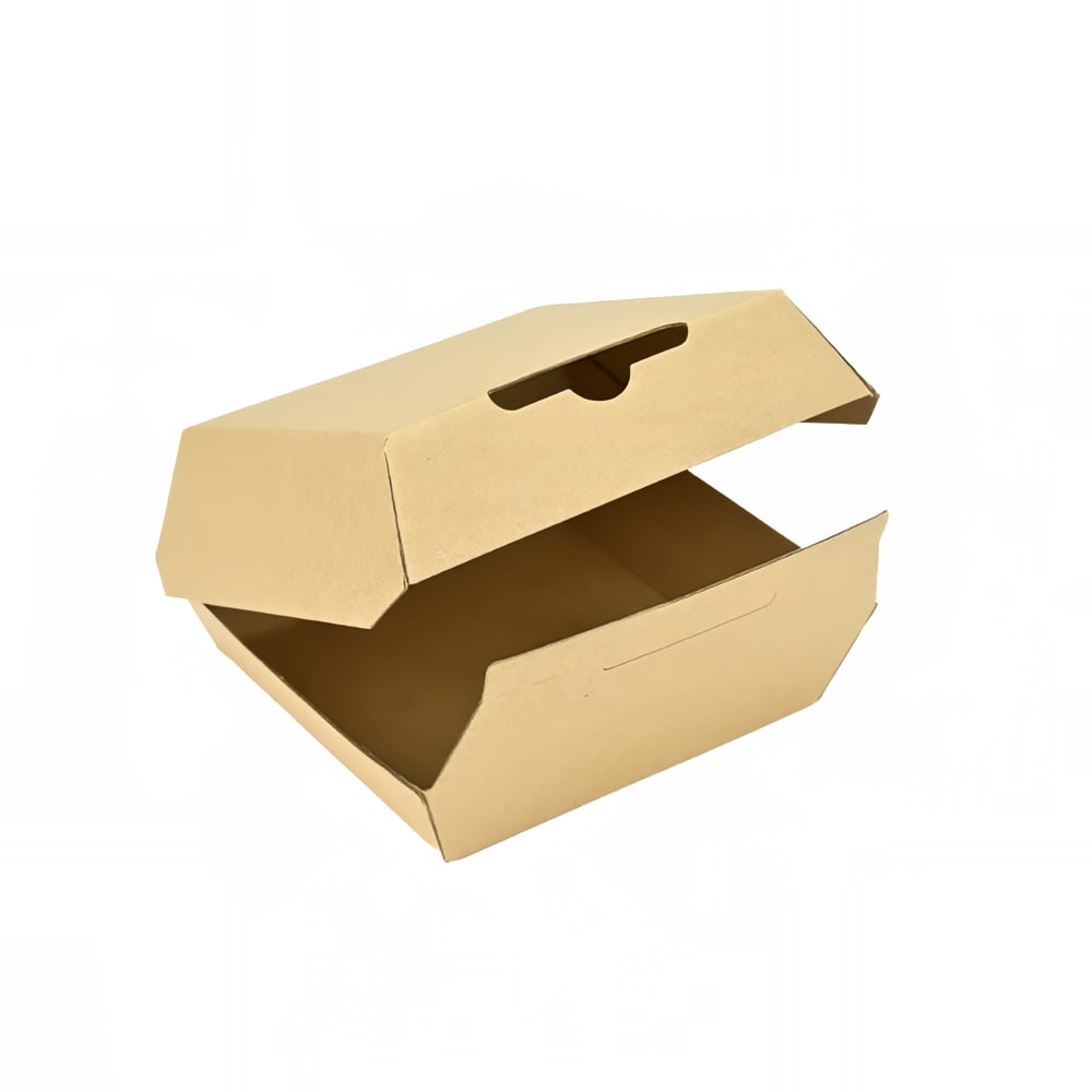 LK Packaging #ReadyFresh® Sandwich Container - 6 1/4" x 5 1/2" x 2 11/16", Kraft (RF-BRSWL)