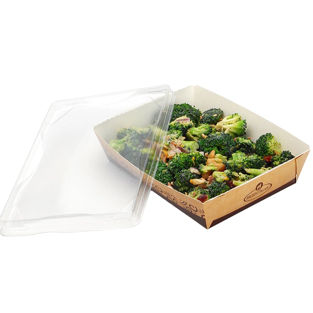 LK Packaging #ReadyFresh® Kraft Container - 7 1/2"L x 5 1/2"W x 2"H (RF-CNTLG)