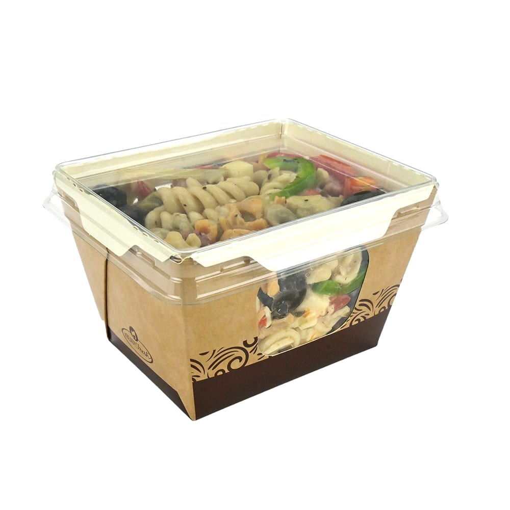 LK Packaging #ReadyFresh® Kraft Container - 4 1/4"L x 3 1/2"W x 2 4/5"H (RF-CNTSM)