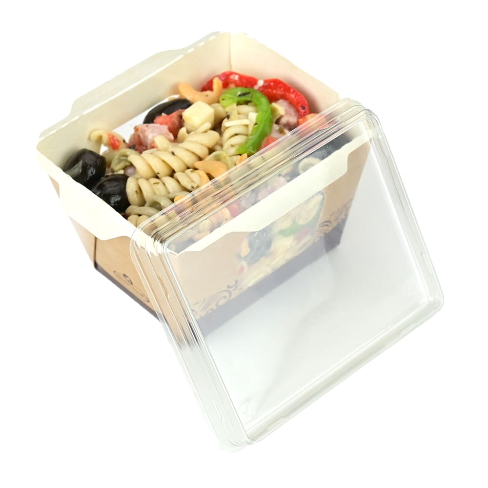 LK Packaging Lid for #ReadyFresh®Kraft Container - 4 1/4"L x 3 1/2"W (RF-CNTSMLD)