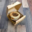 LK Packaging #ReadyFresh® Vented Hot Snack Container - 5 1/2" x 5" x 2 13/16", Kraft (RF-VSNKM) thumbnail 2