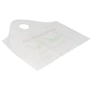 LK Packaging Printed Poly Take Out Bag w/ Handles - 16 1/2" x 14" x 6", White (TO165146TY) thumbnail 2