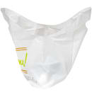 LK Packaging Printed Poly Take Out Bag w/ Handles - 16 1/2" x 14" x 6", White (TO165146TY) thumbnail 4