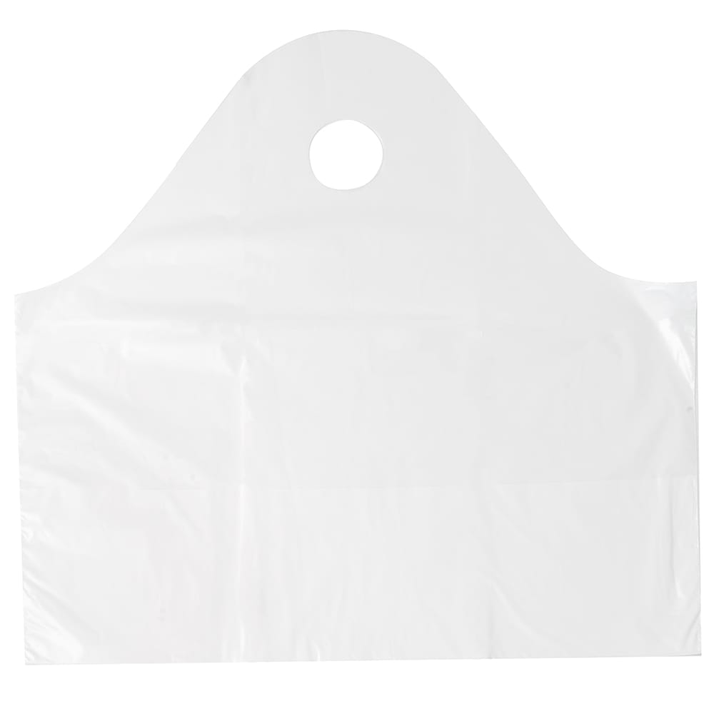LK Packaging Poly Take Out Bag w/ Handles - 19" x 18" x 9 1/2", White (TO191895)