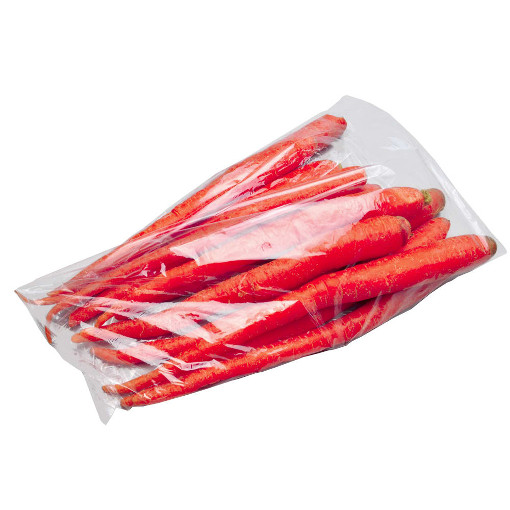 LK Packaging Side Gusset Vented Produce Bag - 13" x 8", Poly (VTD084013)