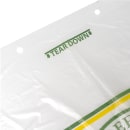 LK Packaging Vented Greens Bag w/ Wicket Dispenser - 18" x 17", Poly (VTD1718HI-DGRN) thumbnail 3