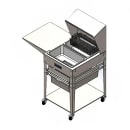 Resfab Floor Model Breading Station w/ Sifting Drawer, Lower Receiving Pan (BT-2) thumbnail 2