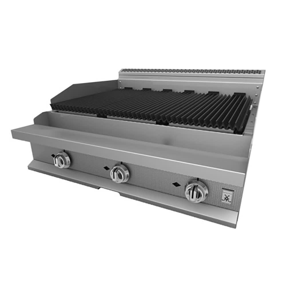 Hestan 36" Heavy-Duty Gas Charbroiler w/ Cast Iron Grates - Liquid Propane (HCH36 LP)