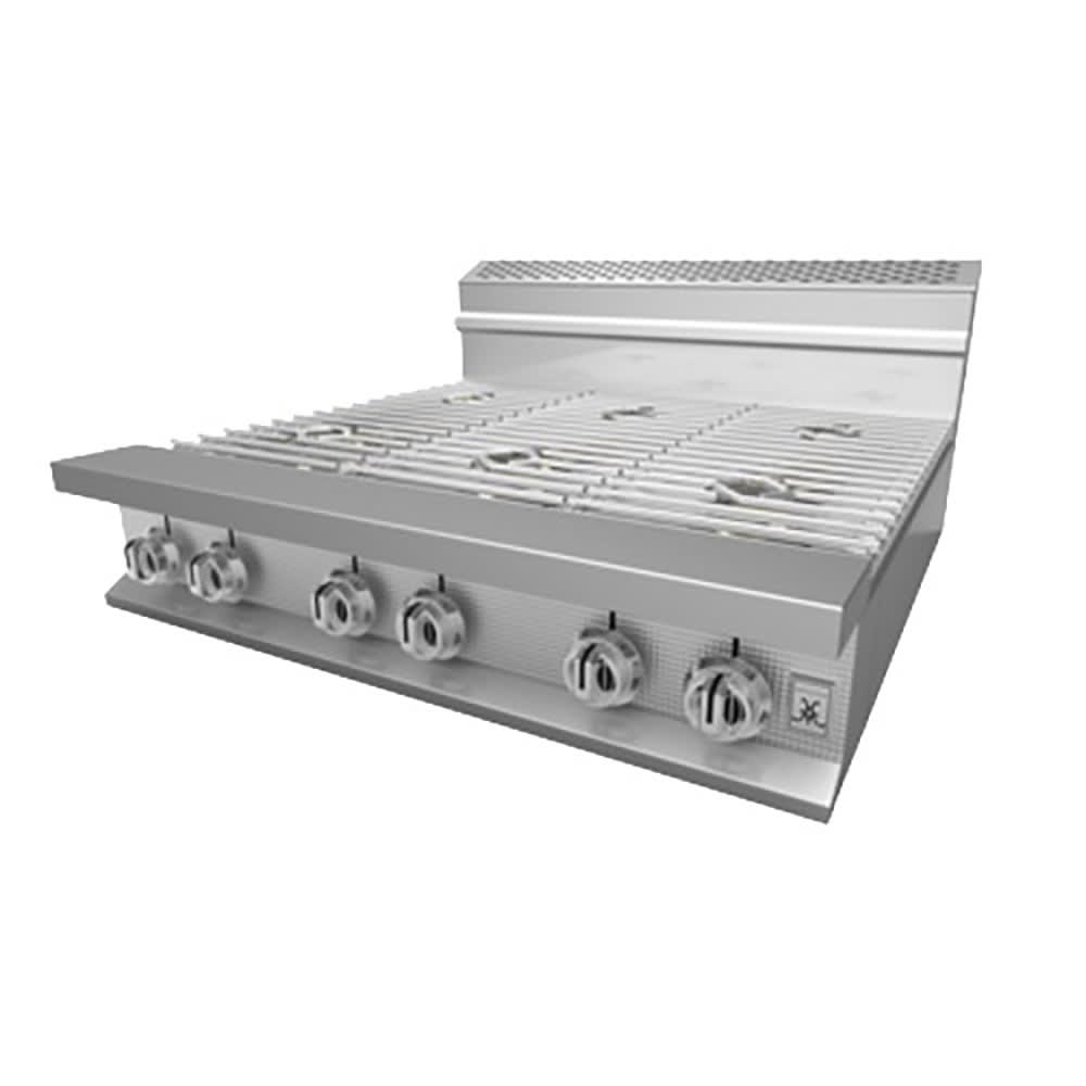 Hestan 36" Gas Hotplate w/ (2) Sealed Burners & Manual Controls, Natural Gas (HSP366)