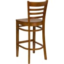 Flash Furniture XU-DGW0005BARLAD-CHY-GG Bar Stool w/ Ladder Back & Solid Wood Seat, Cherry thumbnail 4