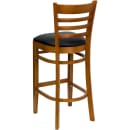 Flash Furniture XU-DGW0005BARLAD-CHY-BLKV-GG Bar Stool w/ Ladder Back & Black Vinyl Seat, Cherry thumbnail 5