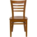 Flash Furniture XU-DGW0005LAD-CHY-GG Restaurant Chair w/ Ladder Back - Beechwood, Cherry Finish thumbnail 2