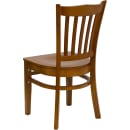 Flash Furniture XU-DGW0008VRT-CHY-GG Restaurant Chair w/ Vertical Slat Back - Beechwood, Cherry Finish thumbnail 3