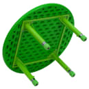 Flash Furniture YU-YCX-007-2-ROUND-TBL-GREEN-GG 33" Round Preschool Activity Table - Plastic Top, Green thumbnail 3