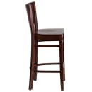 Flash Furniture XU-DG-W0094BAR-WAL-WAL-GG Bar Stool w/ Solid Back & Wood Seat, Walnut thumbnail 2