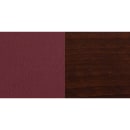 Flash Furniture XU-DG-W0108BBAR-WAL-BURV-GG Bar Stool w/ Slat Back & Burgundy Vinyl Seat, Walnut thumbnail 5