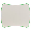 Flash Furniture YU-YCY-098-RECT-TBL-GREEN-GG Rectangular Preschool Activity Table - 26 5/8"L x 21 7/8"W, Plastic Top, Green/Gray thumbnail 2
