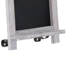 Flash Furniture 10-HFKHD-GDIS-CRE8-022315-GG Chalkboard Sign w/ Legs - 10 Pack, 9 1/2"W x 14"H, Pine Wood Frame, White thumbnail 5