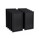 Flash Furniture 10-HGWA-GDIS-CRE8-862315-GG Wall Mount Chalkboard Sign - 10 Pack, 11"W x 17"H, Pine Wood Frame, Black thumbnail 3