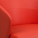 Flash Furniture ZB-6-GG Reception Arm Chair - Red LeatherSoft Upholstery, Stainless Legs thumbnail 5