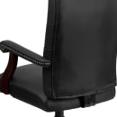 Flash Furniture 801L-LF0005-BK-LEA-GG Swivel Office Swivel Chair w/ High Back - LeatherSoft Upholstery, Black thumbnail 8