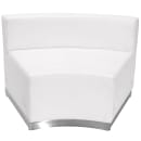 Flash Furniture ZB-803-470-SET-WH-GG 5 Piece Modular Reception Sofa Set - LeatherSoft Upholstery, White thumbnail 4