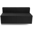 Flash Furniture ZB-803-500-SET-BK-GG 6 Piece Modular Reception Sofa Set - LeatherSoft Upholstery, Black thumbnail 4