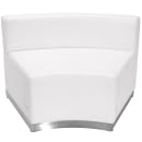 Flash Furniture ZB-803-590-SET-WH-GG 5 Piece Modular Reception Sofa Set - LeatherSoft Upholstery, White thumbnail 4