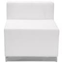 Flash Furniture ZB-803-610-SET-WH-GG 5 Piece Modular Reception Sofa Set - LeatherSoft Upholstery, White thumbnail 3