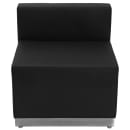 Flash Furniture ZB-803-620-SET-BK-GG 8 Piece Modular Reception Sofa Set - LeatherSoft Upholstery, Black thumbnail 3