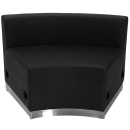 Flash Furniture ZB-803-620-SET-BK-GG 8 Piece Modular Reception Sofa Set - LeatherSoft Upholstery, Black thumbnail 4