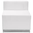 Flash Furniture ZB-803-620-SET-WH-GG 8 Piece Modular Reception Sofa Set - LeatherSoft Upholstery, White thumbnail 3