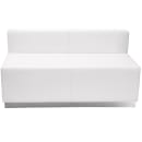 Flash Furniture ZB-803-620-SET-WH-GG 8 Piece Modular Reception Sofa Set - LeatherSoft Upholstery, White thumbnail 5