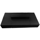 Flash Furniture ZB-803-690-SET-BK-GG 6 Piece Modular Reception Sofa Set - LeatherSoft Upholstery, Black thumbnail 4