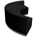 Flash Furniture ZB-803-740-SET-BK-GG 3 Piece Modular Sofa Set - Black LeatherSoft Upholstery, Stainless Base thumbnail 3