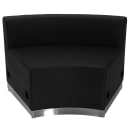 Flash Furniture ZB-803-750-SET-BK-GG 3 Piece Modular Reception Sofa Set - LeatherSoft Upholstery, Black thumbnail 5