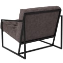 Flash Furniture ZB-8522-GY-GG Lounge Chair - Gray LeatherSoft Upholstery, Black Metal Frame thumbnail 3