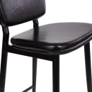 Flash Furniture AY-S01-BK-GG Bar Stool w/ Black LeatherSoft Upholstered Back & Seat, Black thumbnail 9