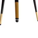 Flash Furniture AY-S02-BK-GG Bar Stool w/ Black LeatherSoft Upholstered Back & Seat, Black thumbnail 10