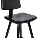 Flash Furniture AY-S02-BK-GG Bar Stool w/ Black LeatherSoft Upholstered Back & Seat, Black thumbnail 9