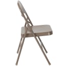 Flash Furniture BD-F002-BGE-GG Folding Chair w/ Beige Steel Back & Seat - Steel Frame, Beige thumbnail 3