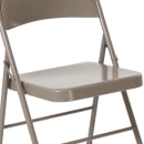 Flash Furniture BD-F002-GY-GG Folding Chair w/ Gray Steel Back & Seat - Steel Frame, Gray thumbnail 7