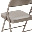 Flash Furniture BD-F002-GY-GG Folding Chair w/ Gray Steel Back & Seat - Steel Frame, Gray thumbnail 8