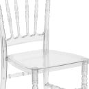 Flash Furniture BH-H002-CRYSTAL-GG Stacking Napoleon Chair w/ Slat Back - Polycarbonate, Crystal Ice thumbnail 7